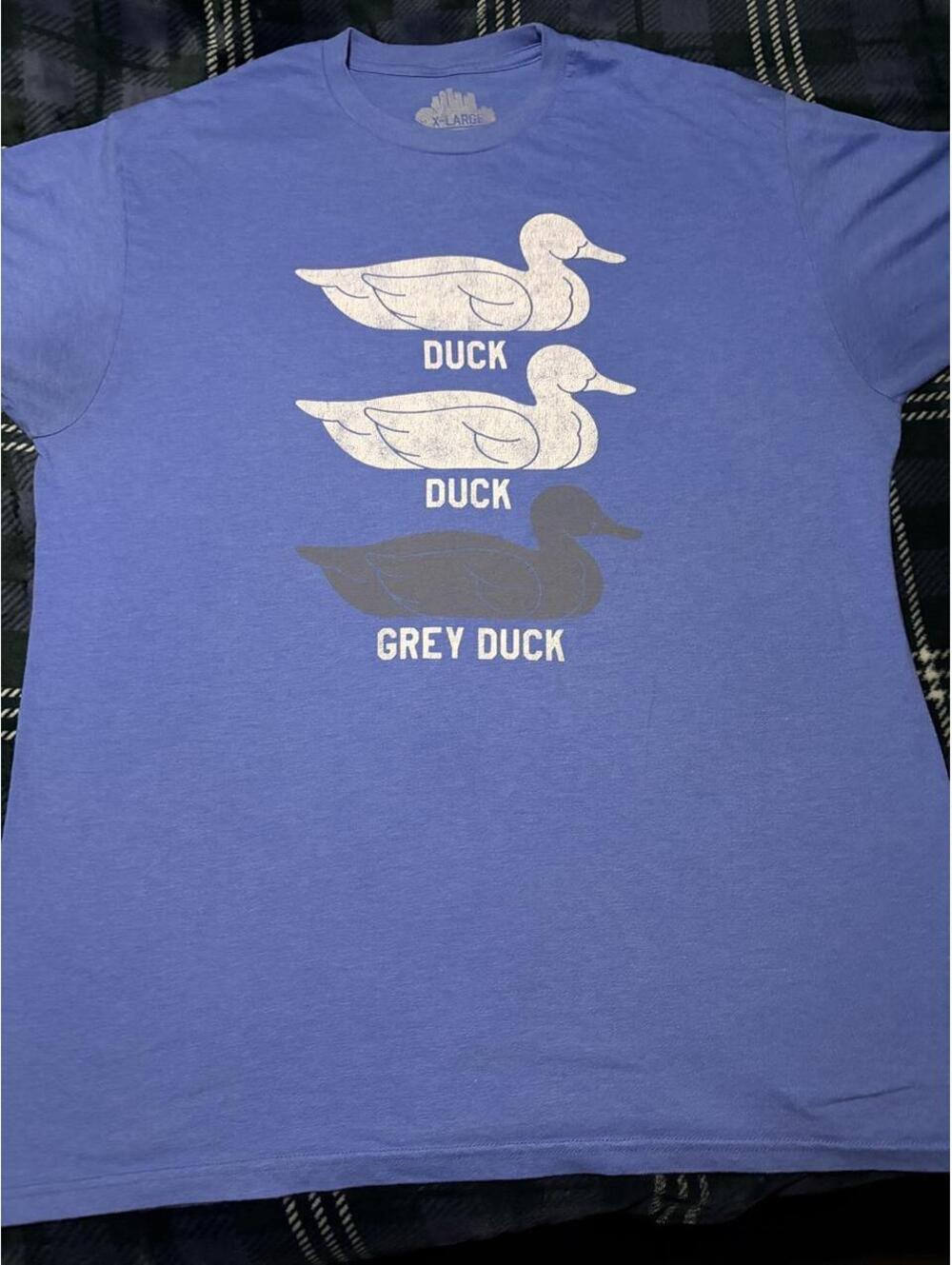 Blue Duck Grey Duck T-shirt - XL - 0337